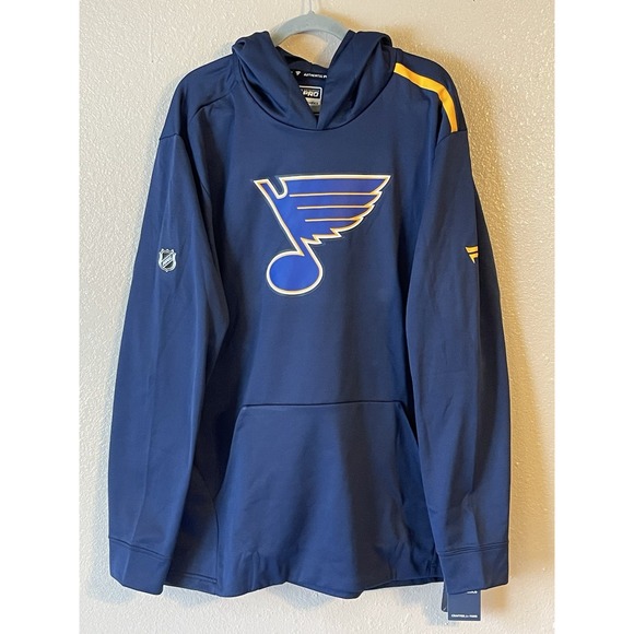 Men's 3XL NWT St. Louis Blues Fanatics Authentic Pro Rinkside Core Fleece Hoodie